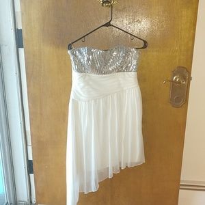 Cute white and silver dress